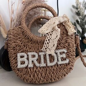 Bride Straw Purse